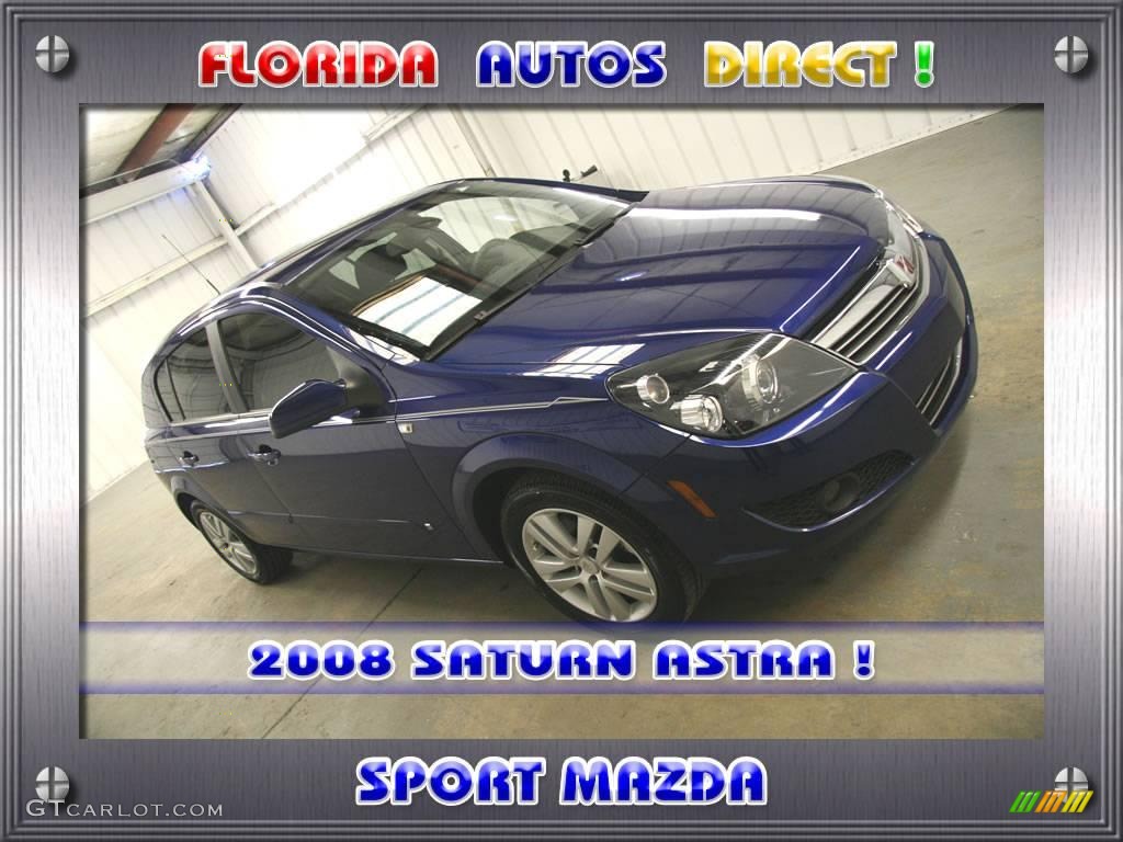 2008 Astra XR Sedan - Twilight Blue / Charcoal photo #1