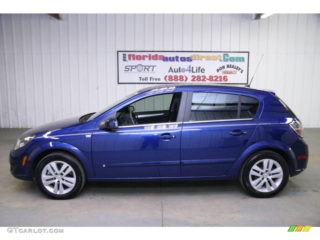 2008 Astra XR Sedan - Twilight Blue / Charcoal photo #9
