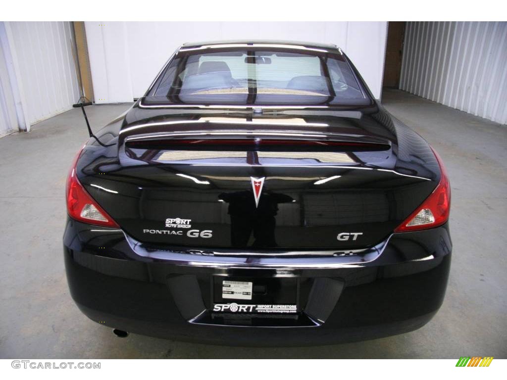 2007 G6 GT Convertible - Black / Ebony photo #7