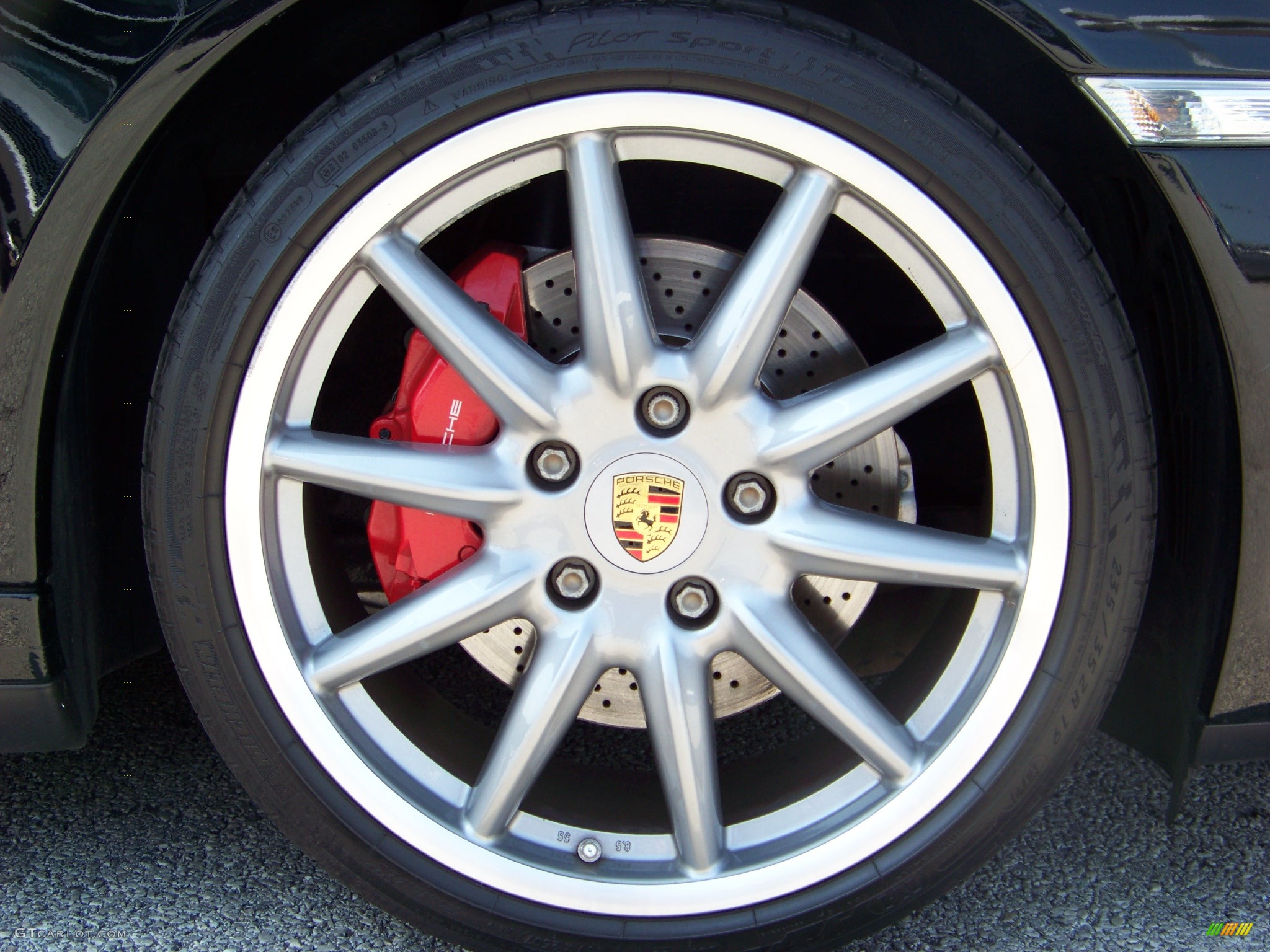 2007 911 Carrera 4S Coupe - Black / Sand Beige photo #8