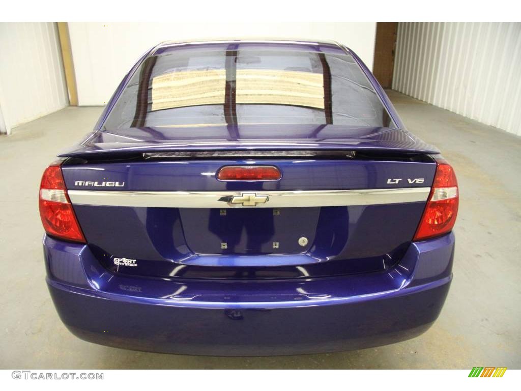 2006 Malibu LT V6 Sedan - Laser Blue Metallic / Titanium Gray photo #6