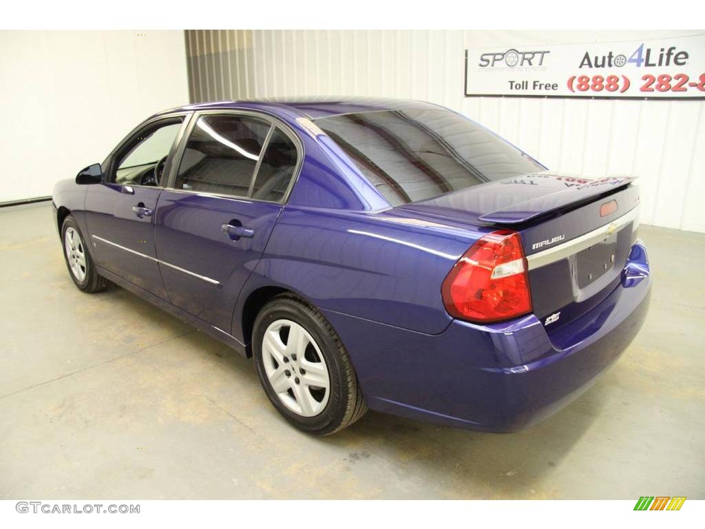 2006 Malibu LT V6 Sedan - Laser Blue Metallic / Titanium Gray photo #7