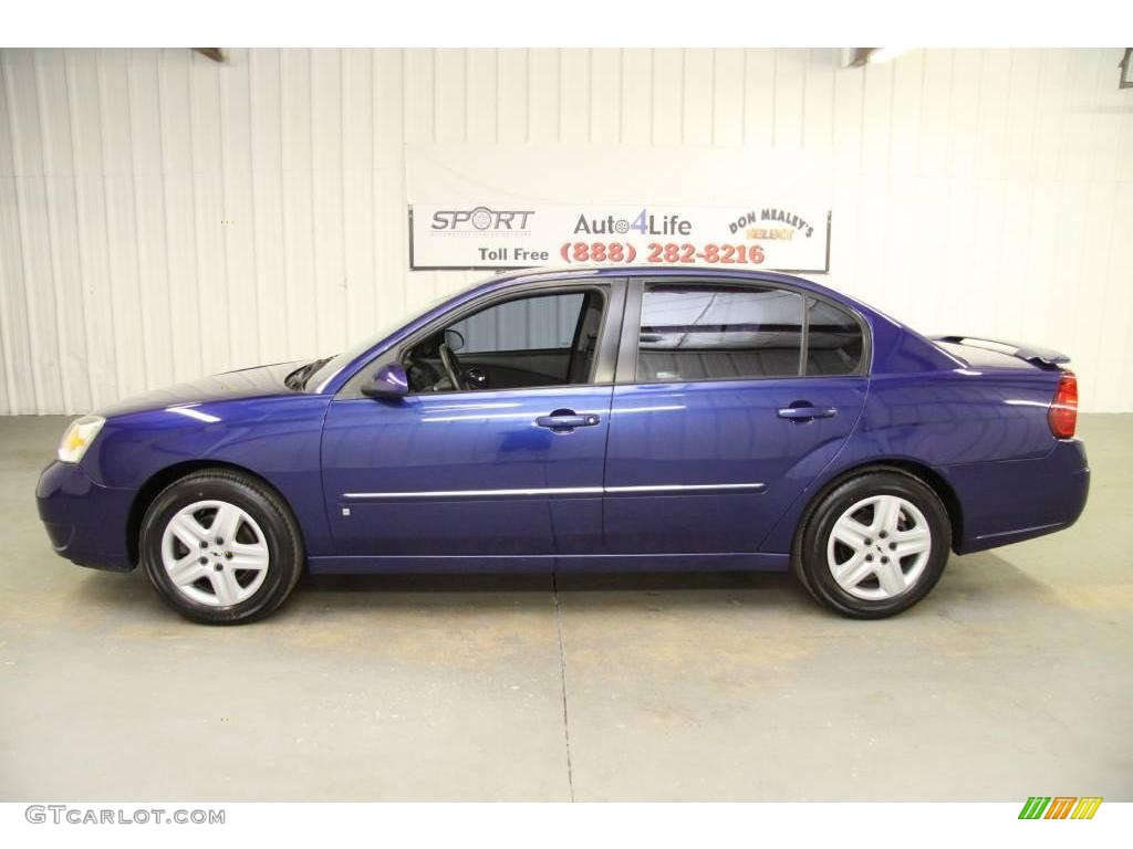 2006 Malibu LT V6 Sedan - Laser Blue Metallic / Titanium Gray photo #8