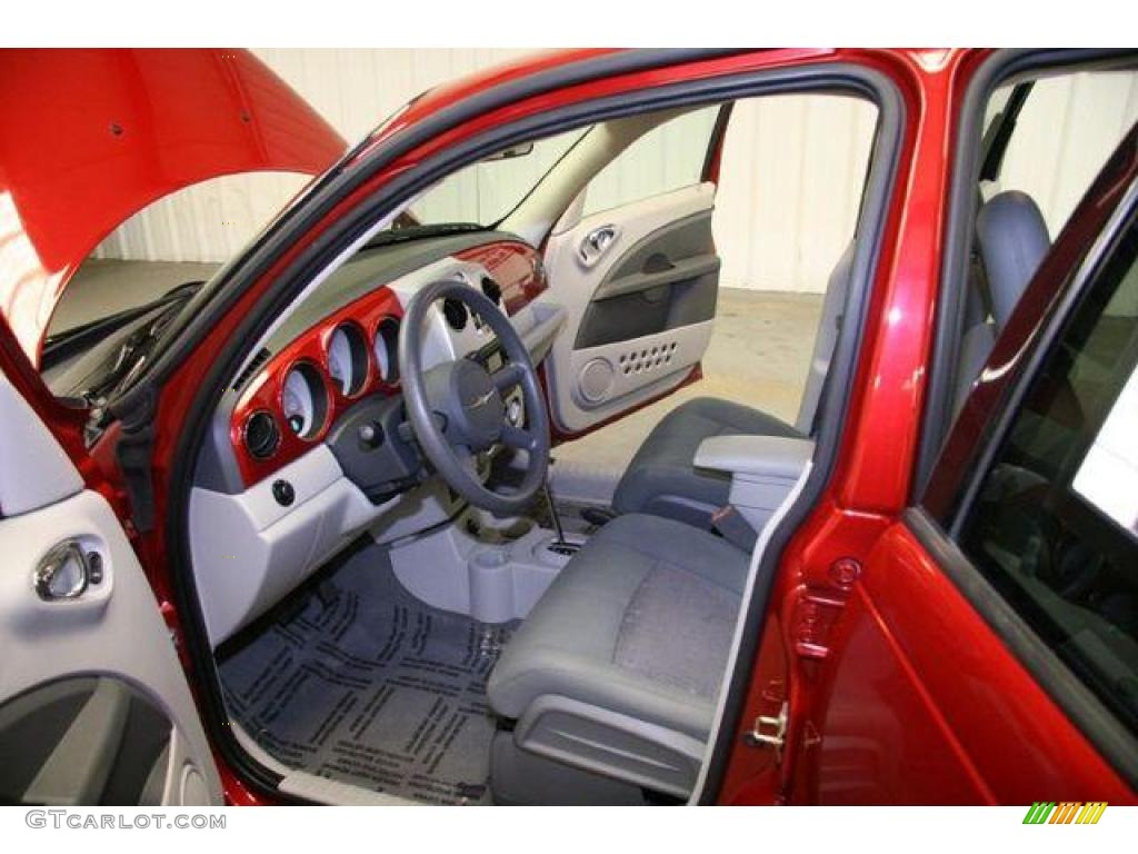 2006 PT Cruiser Touring - Inferno Red Crystal Pearl / Pastel Slate Gray photo #14
