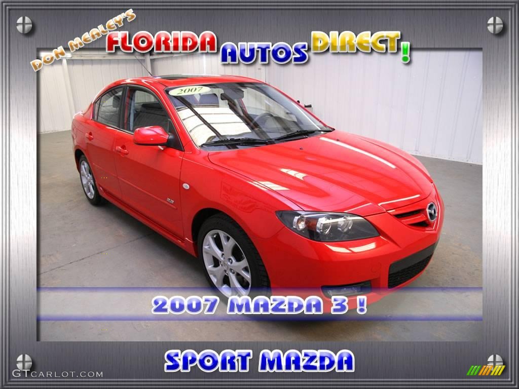 True Red Mazda MAZDA3