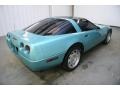 1991 Turquoise Metallic Chevrolet Corvette Coupe  photo #5