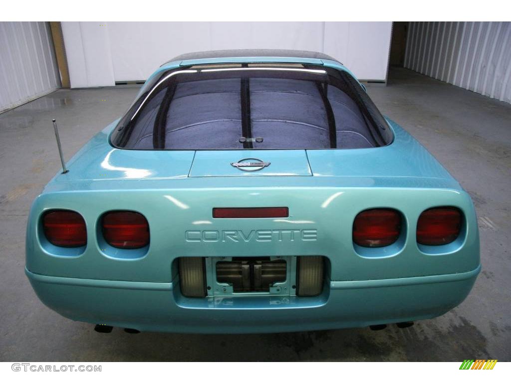 1991 Corvette Coupe - Turquoise Metallic / Saddle photo #6