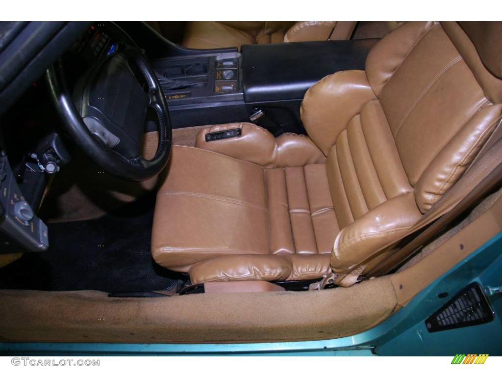 1991 Corvette Coupe - Turquoise Metallic / Saddle photo #16