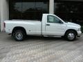 2005 Bright White Dodge Ram 3500 SLT Regular Cab Dually  photo #2