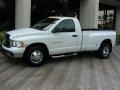 2005 Bright White Dodge Ram 3500 SLT Regular Cab Dually  photo #6