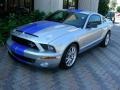 Brilliant Silver Metallic 2009 Ford Mustang Shelby GT500KR Coupe