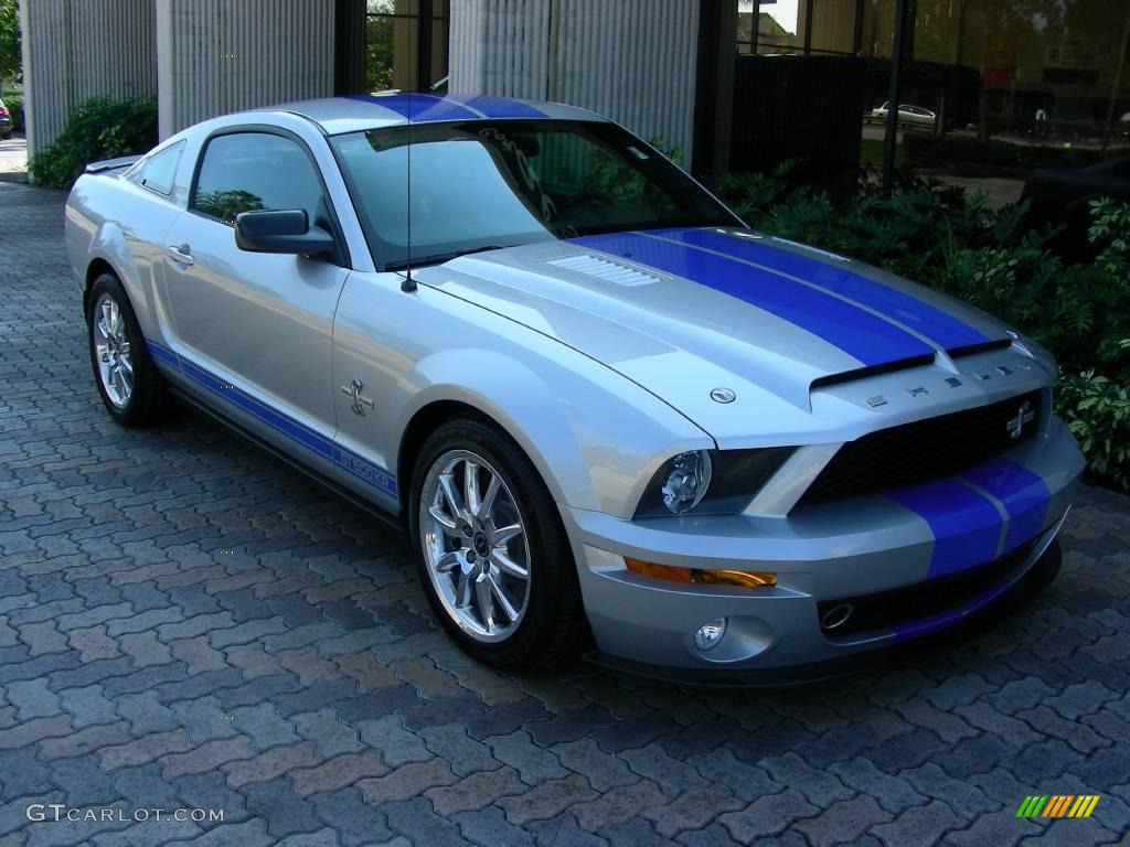 Brilliant Silver Metallic 2009 Ford Mustang Shelby GT500KR Coupe Exterior Photo #24799122