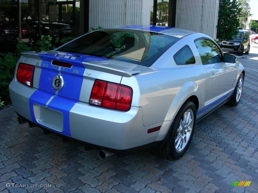 2009 Mustang Shelby GT500KR Coupe - Brilliant Silver Metallic / Black/Black photo #9