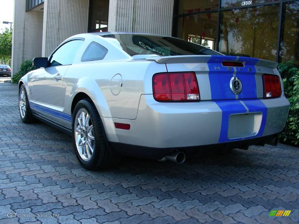 2009 Mustang Shelby GT500KR Coupe - Brilliant Silver Metallic / Black/Black photo #10