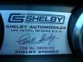  2009 Mustang Shelby GT500KR Coupe Logo