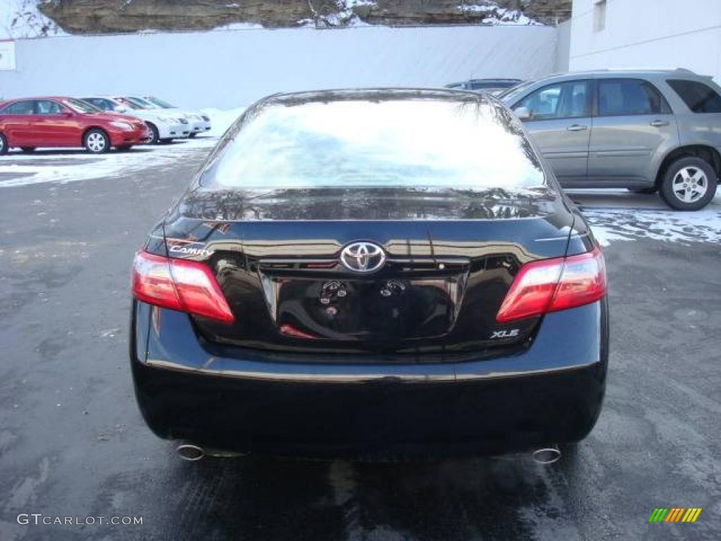 2007 Camry XLE V6 - Black / Ash photo #3