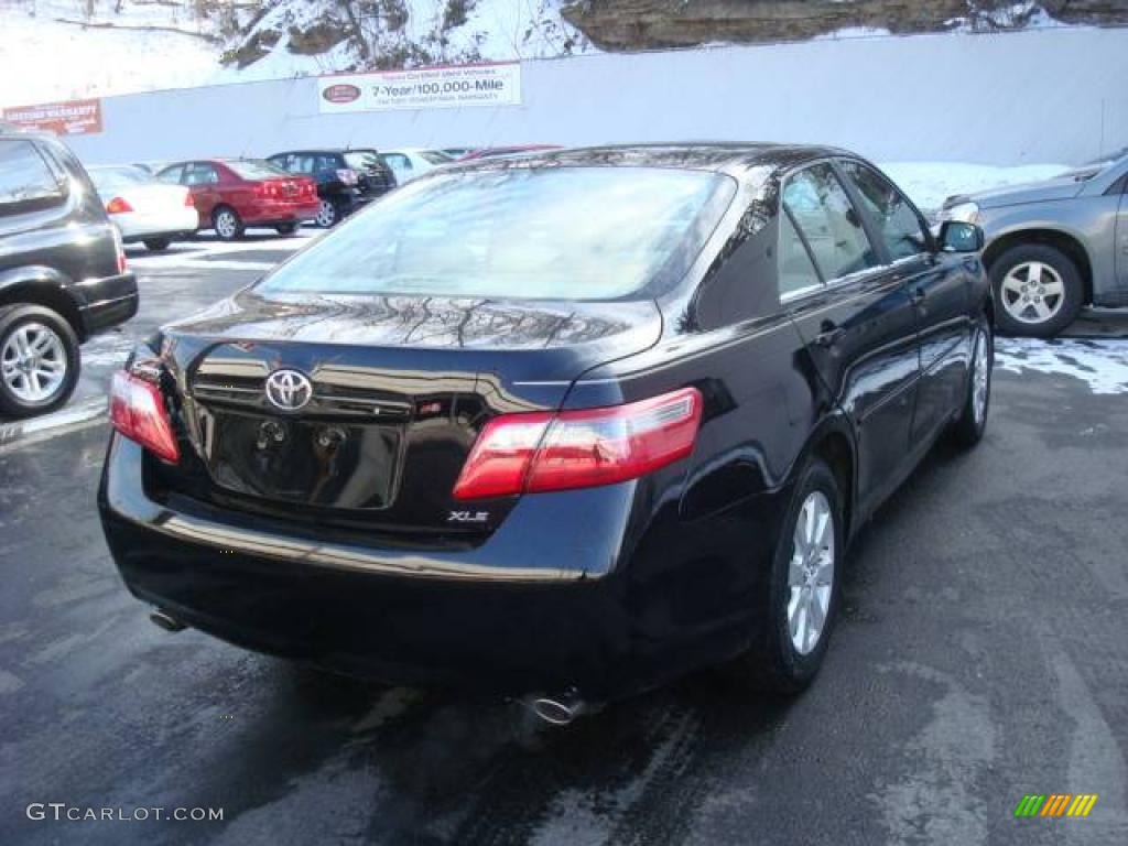 2007 Camry XLE V6 - Black / Ash photo #4