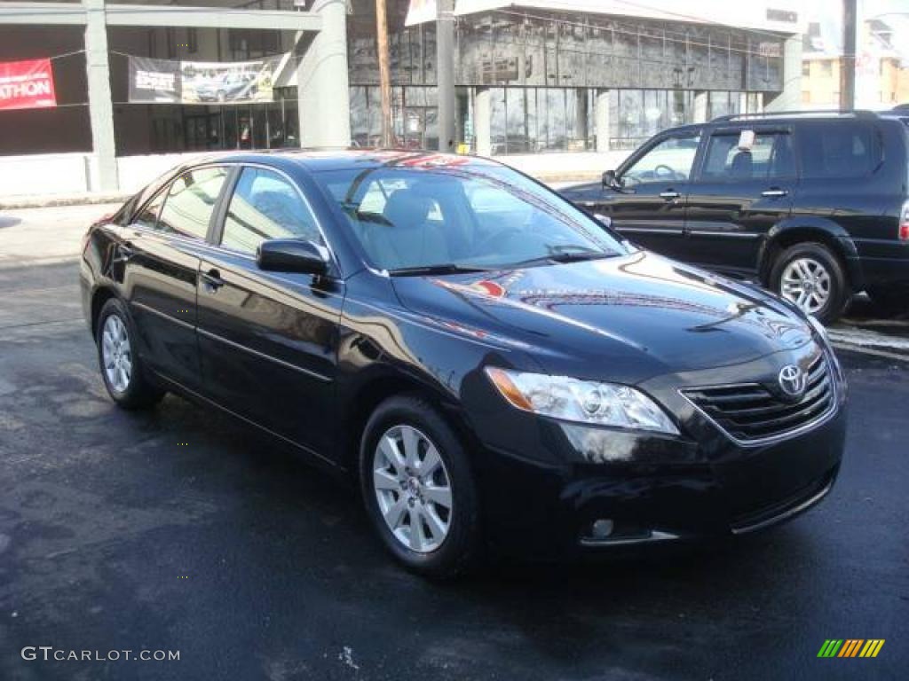 2007 Camry XLE V6 - Black / Ash photo #6