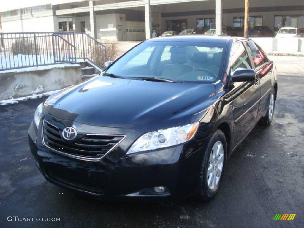 2007 Camry XLE V6 - Black / Ash photo #8