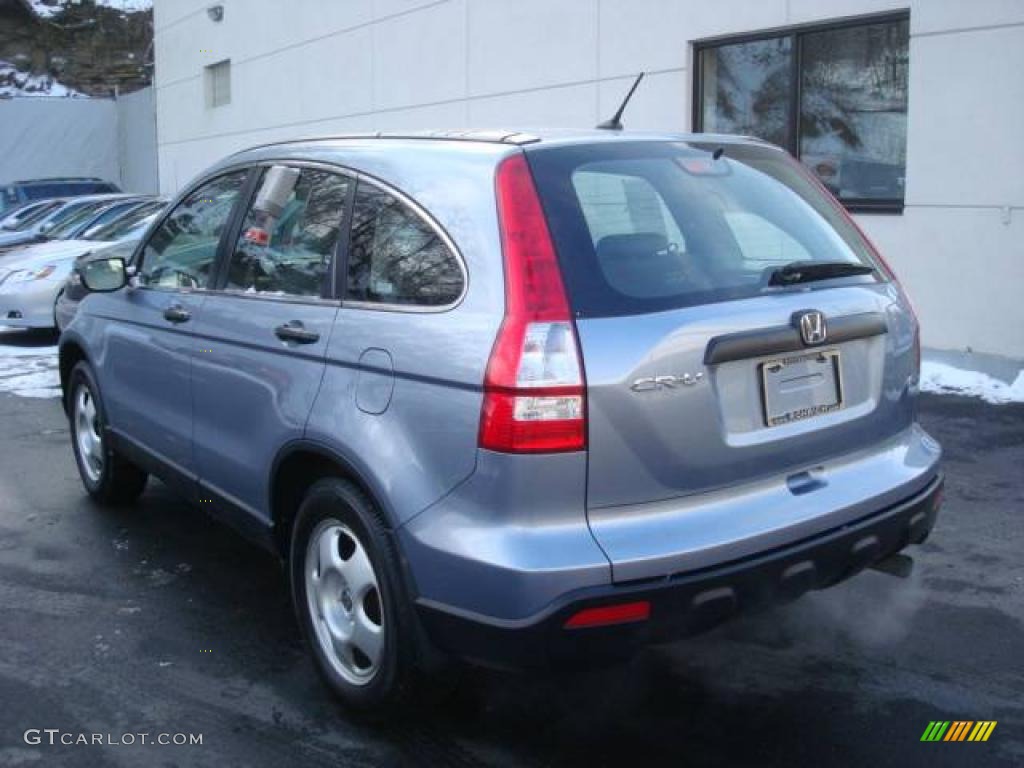 2007 CR-V LX 4WD - Glacier Blue Metallic / Gray photo #2