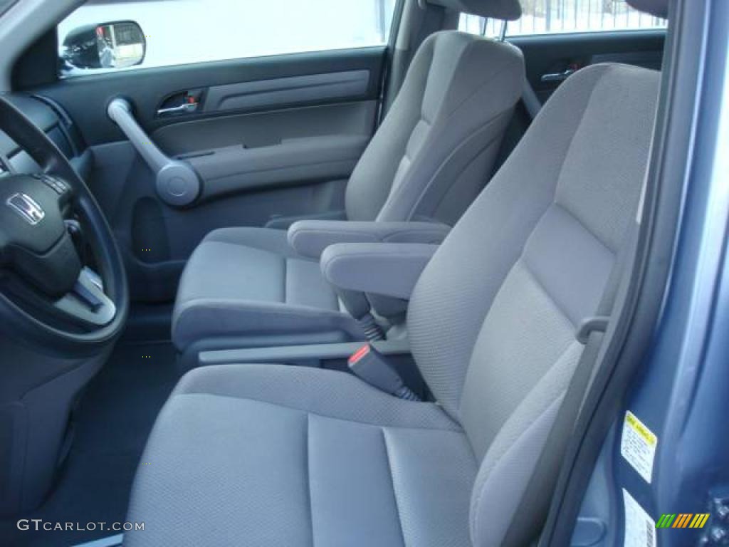 2007 CR-V LX 4WD - Glacier Blue Metallic / Gray photo #10
