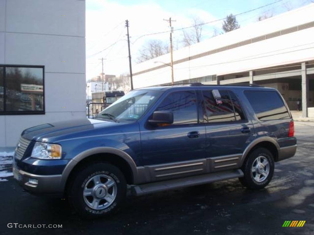 2003 Expedition Eddie Bauer 4x4 - Medium Wedgewood Blue Metallic / Medium Parchment photo #1
