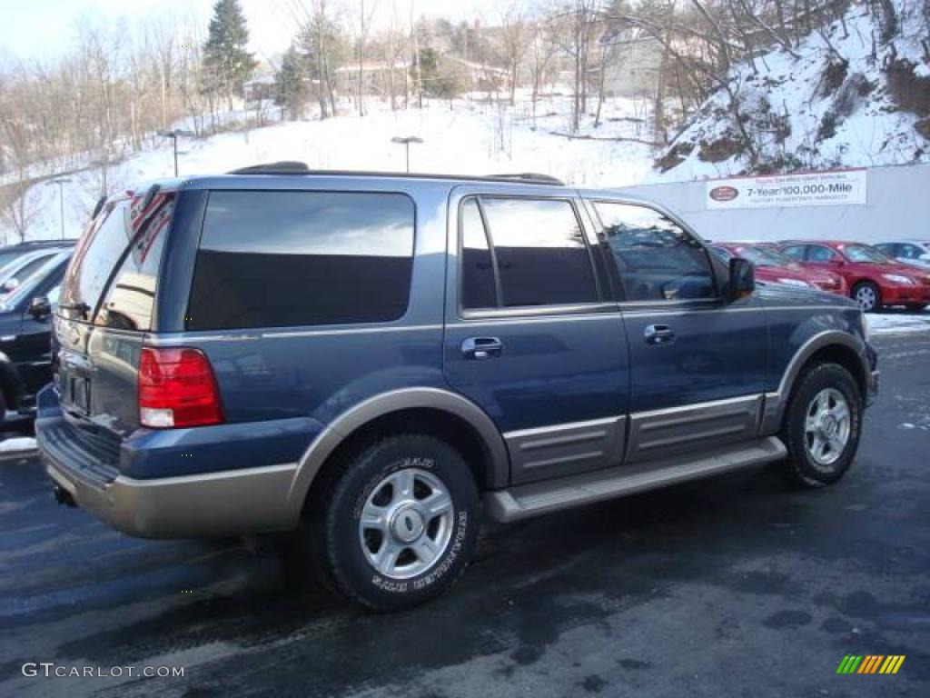 2003 Expedition Eddie Bauer 4x4 - Medium Wedgewood Blue Metallic / Medium Parchment photo #5