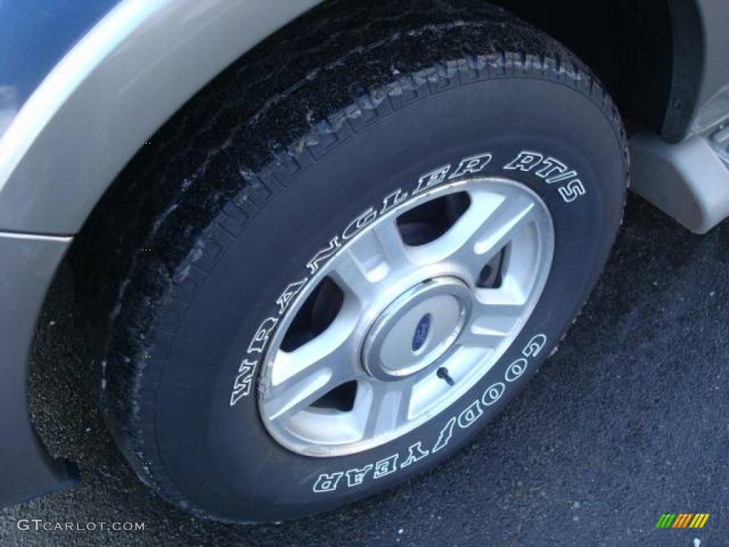 2003 Expedition Eddie Bauer 4x4 - Medium Wedgewood Blue Metallic / Medium Parchment photo #9