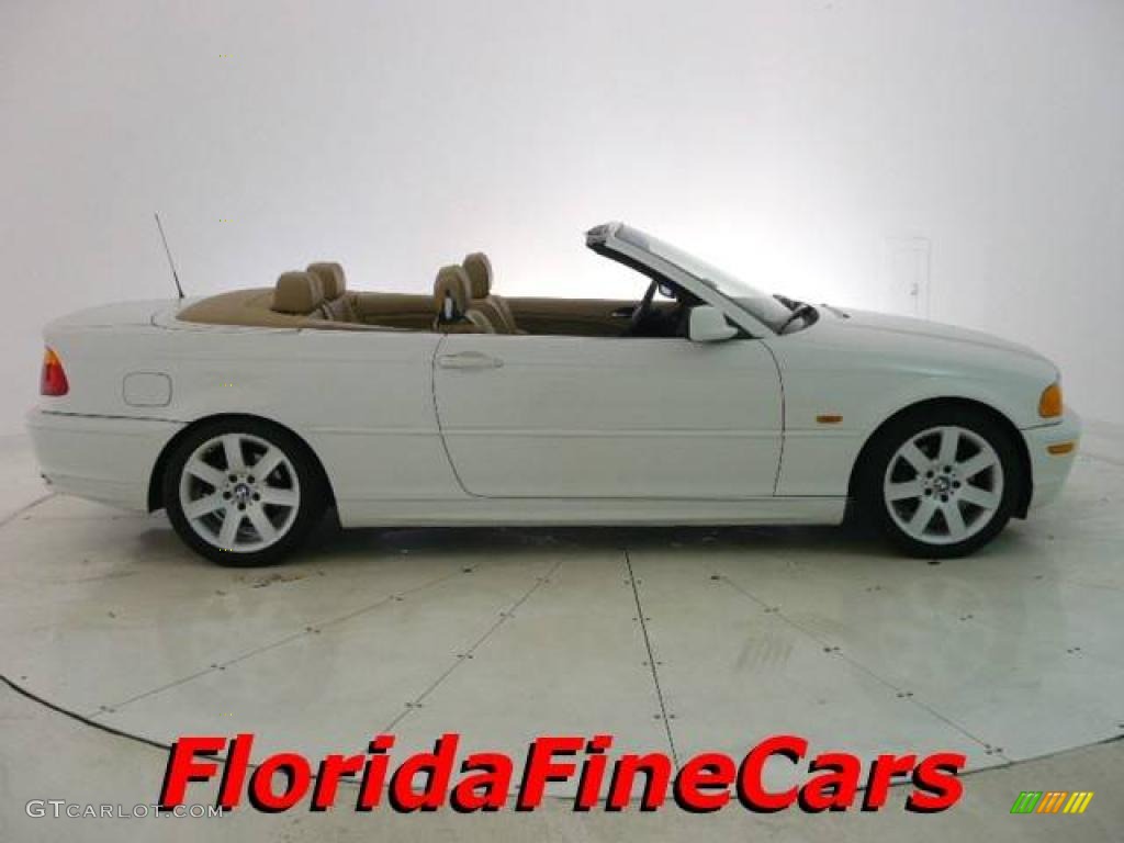 2000 3 Series 323i Convertible - Alpine White / Sand photo #4