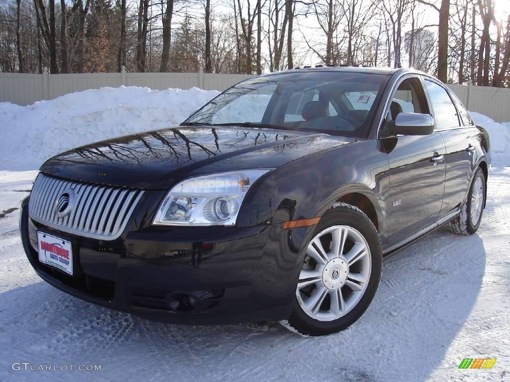 2008 Sable Premier Sedan - Black / Medium Light Stone photo #1