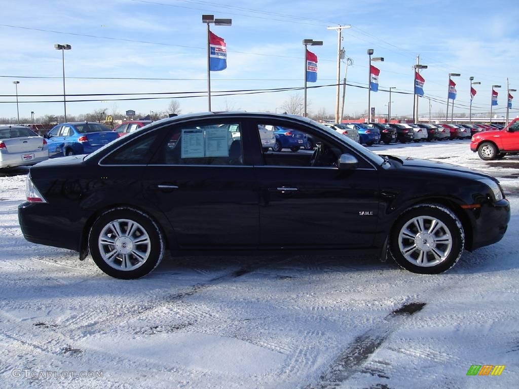 2008 Sable Premier Sedan - Black / Medium Light Stone photo #6