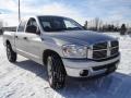 2007 Bright Silver Metallic Dodge Ram 1500 Big Horn Edition Quad Cab 4x4  photo #7