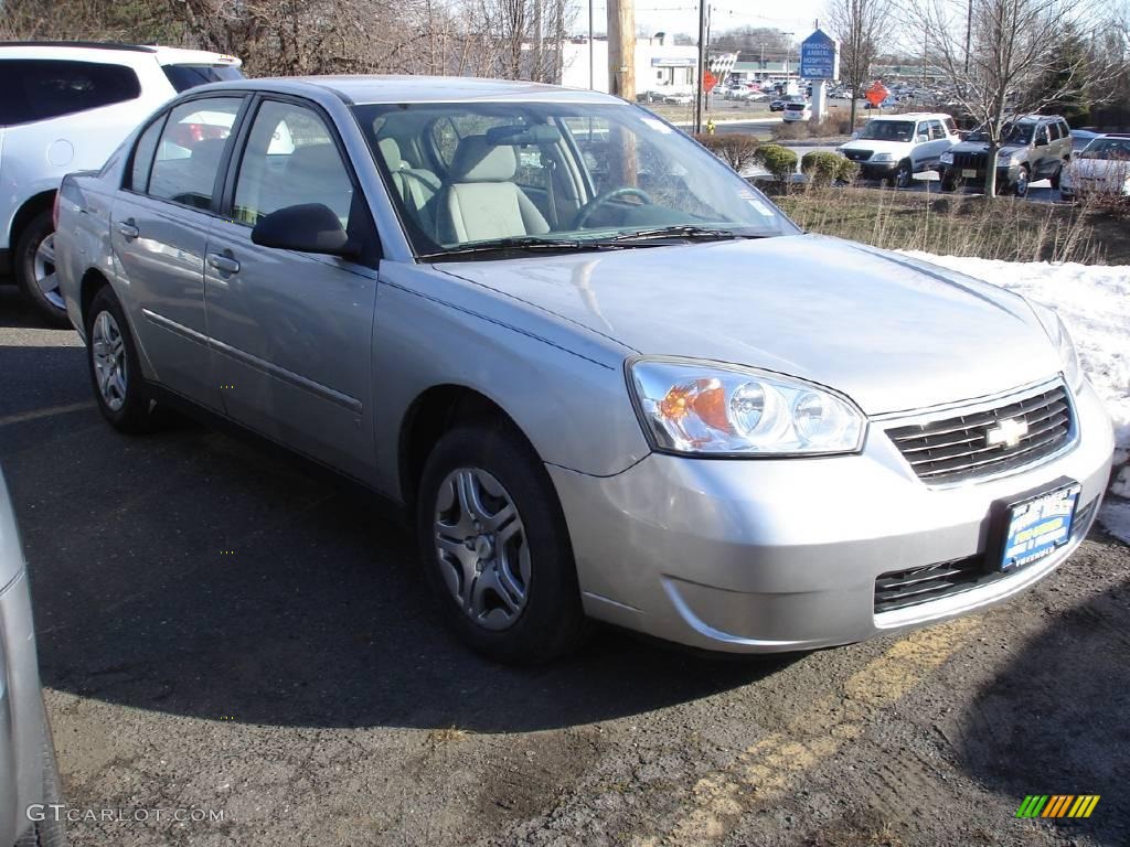 2006 Malibu LS Sedan - Silverstone Metallic / Titanium Gray photo #3
