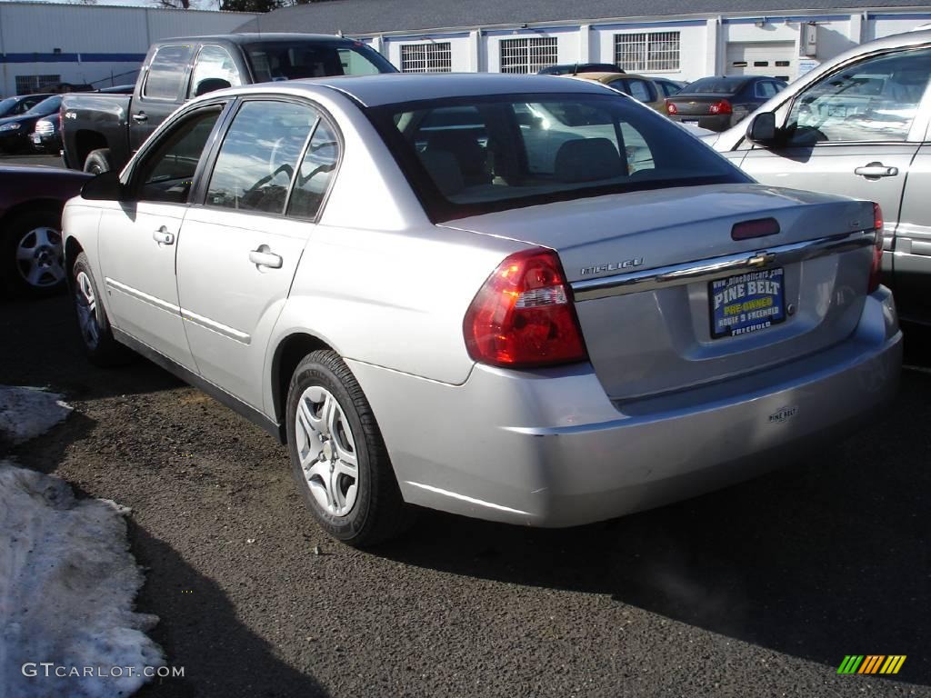 2006 Malibu LS Sedan - Silverstone Metallic / Titanium Gray photo #7