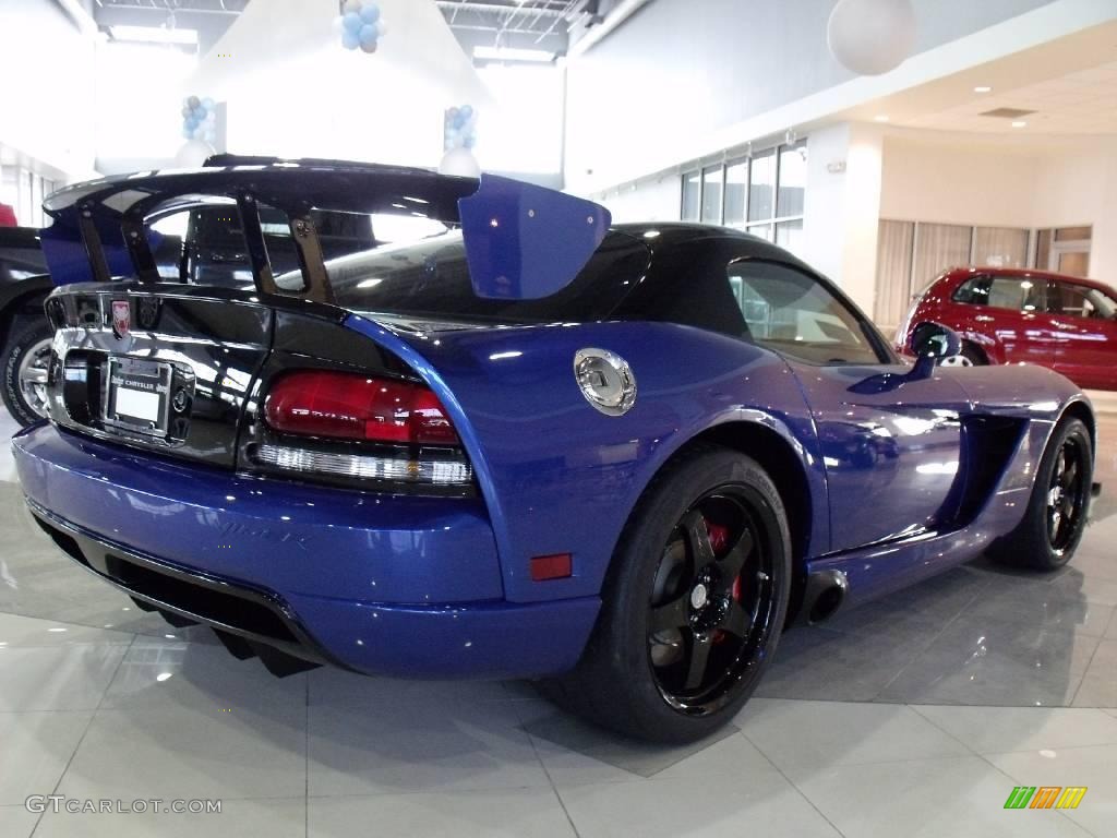 2009 Viper SRT-10 ACR Coupe - Viper GTS Blue / Black/Blue photo #3