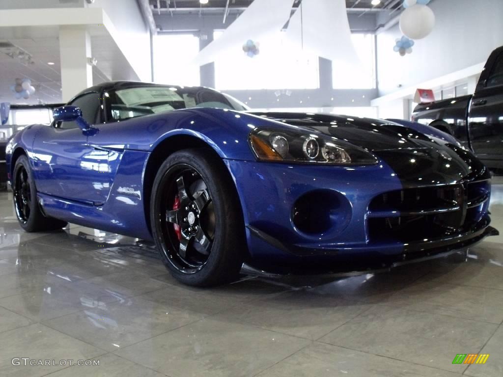 2009 Viper SRT-10 ACR Coupe - Viper GTS Blue / Black/Blue photo #4