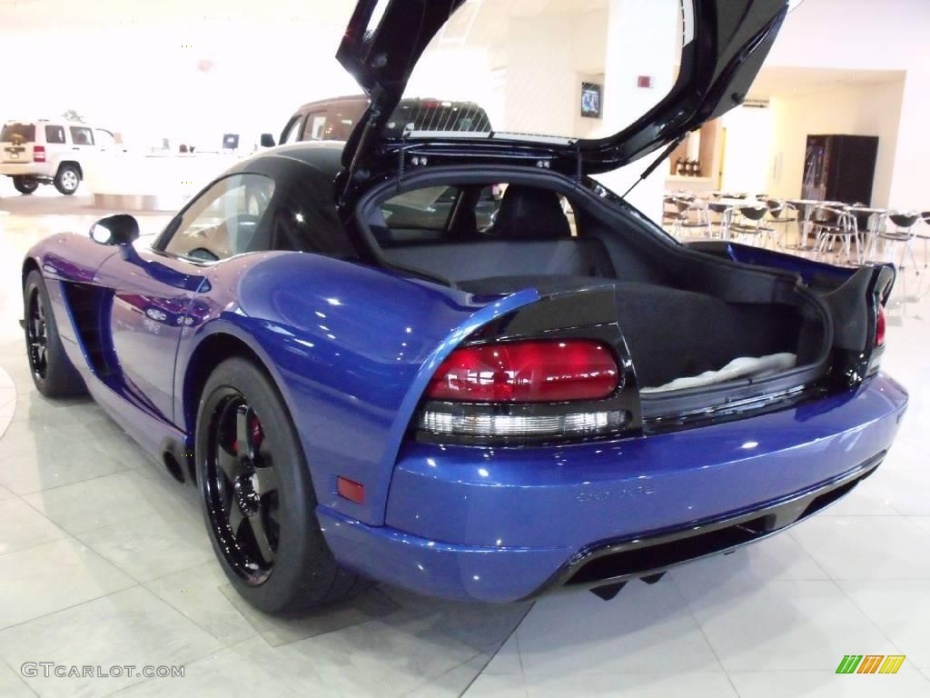 2009 Viper SRT-10 ACR Coupe - Viper GTS Blue / Black/Blue photo #8