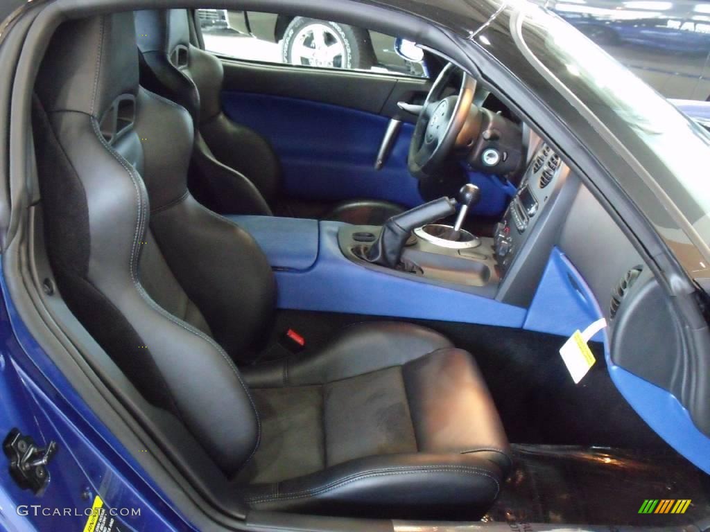 Black/Blue Interior 2009 Dodge Viper SRT-10 ACR Coupe Photo #24805054