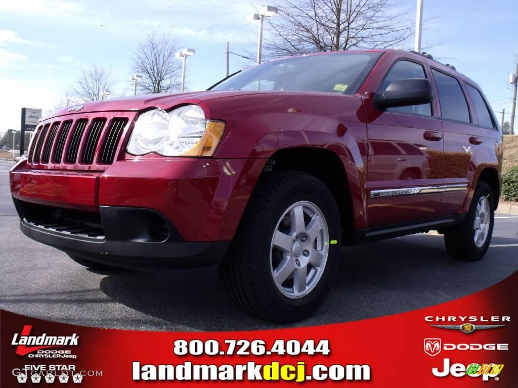 2010 Grand Cherokee Laredo - Inferno Red Crystal Pearl / Dark Slate Gray photo #1