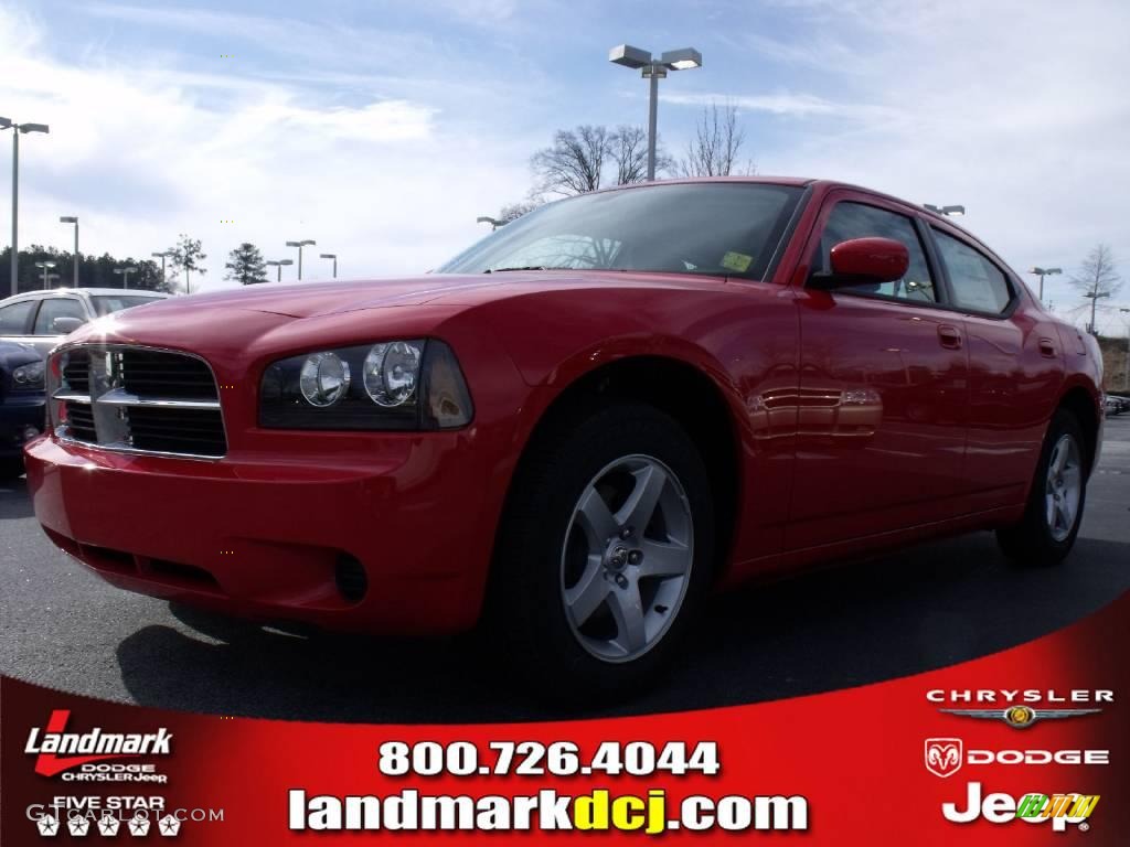 2010 Charger SE - TorRed / Dark Slate Gray photo #1