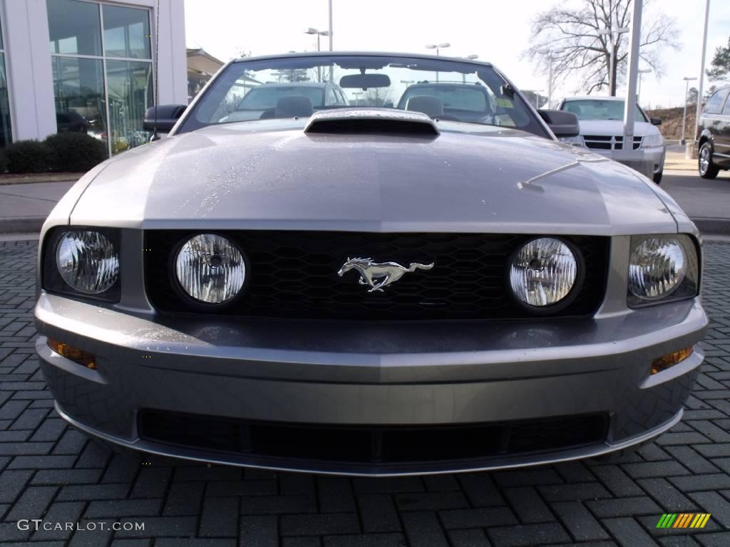 2008 Mustang GT Premium Convertible - Vapor Silver Metallic / Light Graphite photo #8