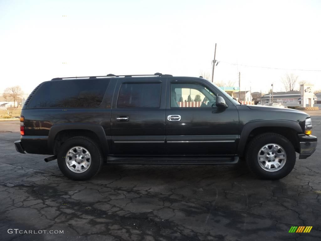 2004 Suburban 1500 LT 4x4 - Dark Green Metallic / Gray/Dark Charcoal photo #5
