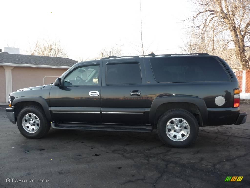 2004 Suburban 1500 LT 4x4 - Dark Green Metallic / Gray/Dark Charcoal photo #7
