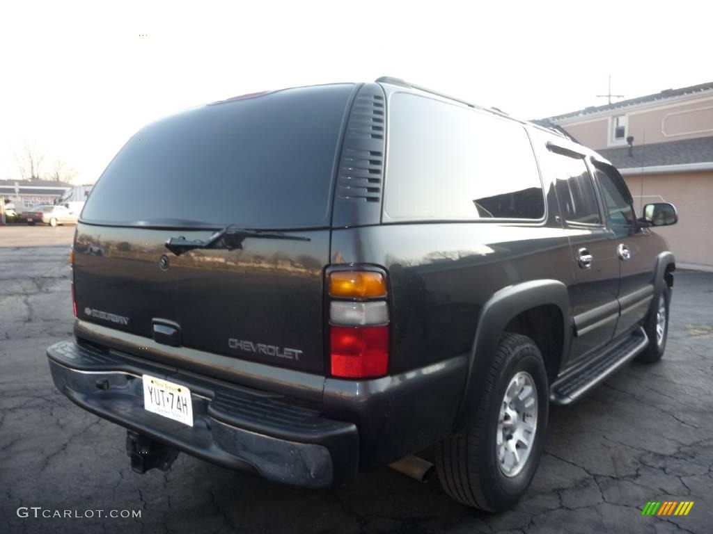 2004 Suburban 1500 LT 4x4 - Dark Green Metallic / Gray/Dark Charcoal photo #9