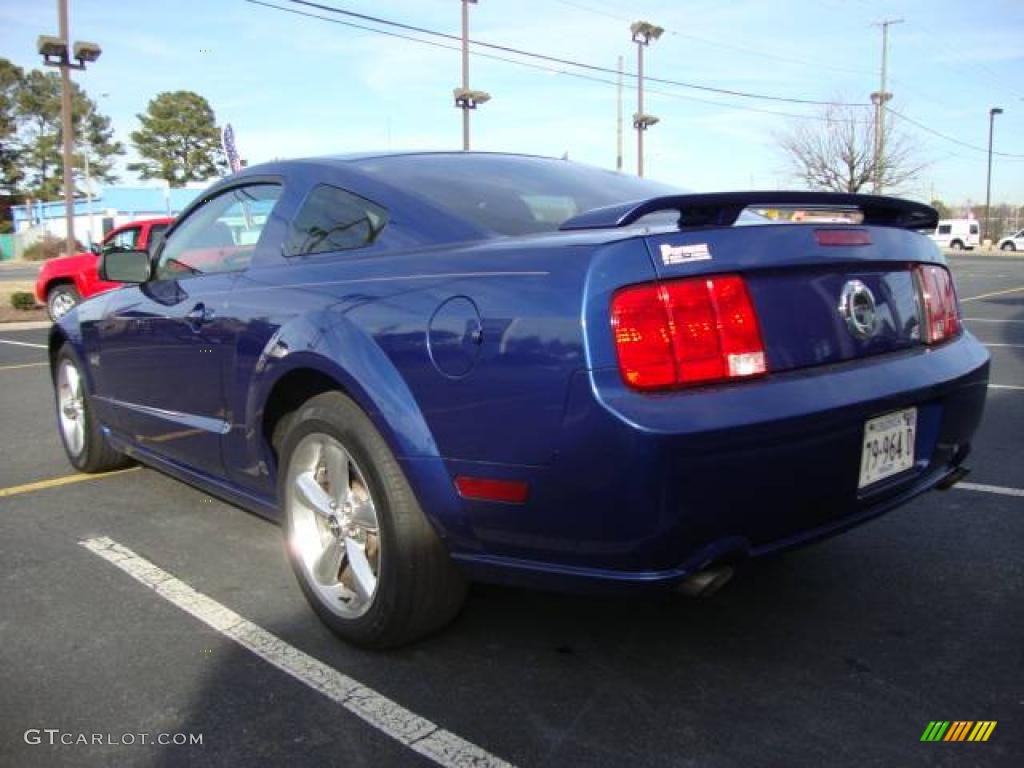 2006 Mustang GT Premium Coupe - Vista Blue Metallic / Light Parchment photo #3