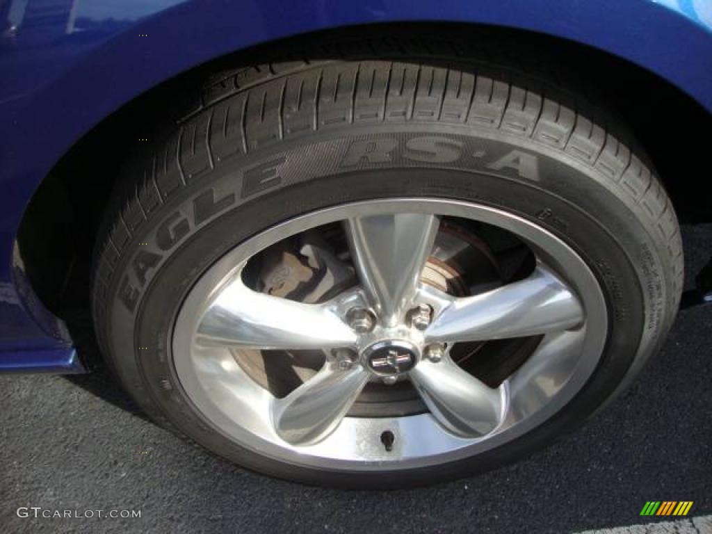 2006 Mustang GT Premium Coupe - Vista Blue Metallic / Light Parchment photo #20