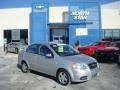 2007 Cosmic Silver Chevrolet Aveo LS Sedan  photo #1