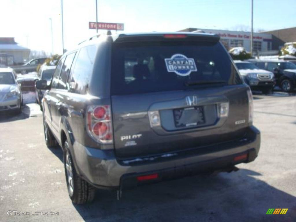2007 Pilot EX-L 4WD - Nimbus Gray Metallic / Gray photo #2