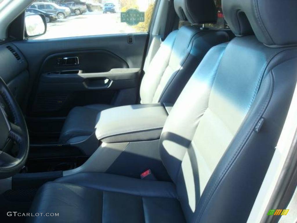 2007 Pilot EX-L 4WD - Nimbus Gray Metallic / Gray photo #8