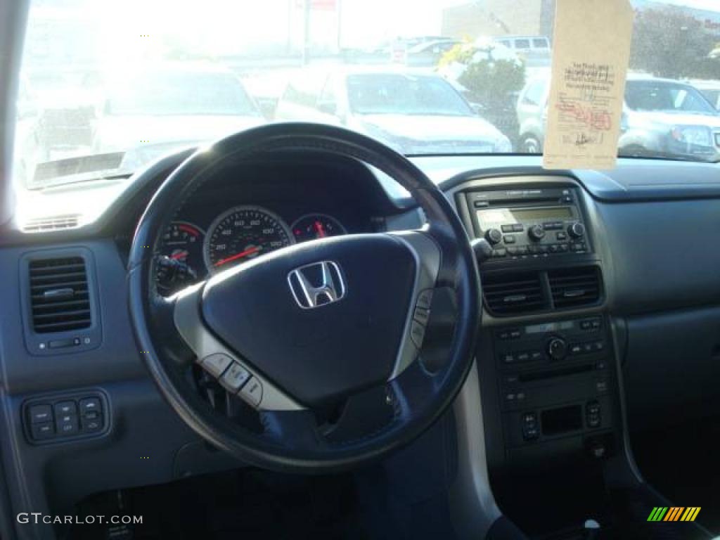 2007 Pilot EX-L 4WD - Nimbus Gray Metallic / Gray photo #11